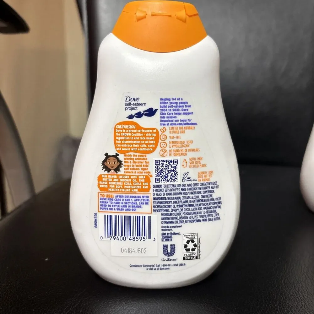 Dove Kids Care Hair Love Styling Curl Cream, 13 oz.